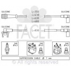 4.9496 FACET Ккомплект проводов зажигания