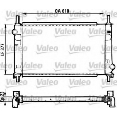 731550 VALEO Радиатор, охлаждение двигателя