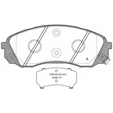 BPA1291.02 OPEN PARTS Комплект тормозных колодок, дисковый тормоз