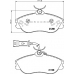 T5052 PAGID Комплект тормозных колодок, дисковый тормоз