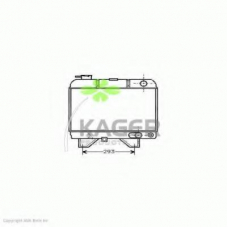 31-1464 KAGER Радиатор, охлаждение двигателя