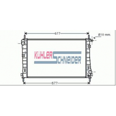 1800711 KUHLER SCHNEIDER Радиатор, охлаждение двигател