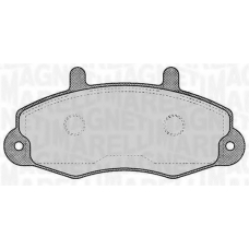 363916060269 MAGNETI MARELLI Комплект тормозных колодок, дисковый тормоз