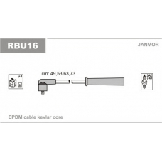 RBU16 JANMOR Комплект проводов зажигания