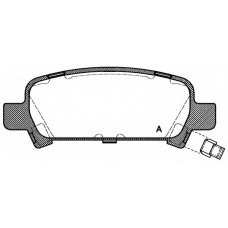 BPA0729.02 OPEN PARTS Комплект тормозных колодок, дисковый тормоз