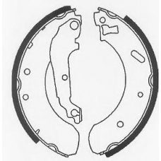 BS695 QUINTON HAZELL Комплект тормозных колодок