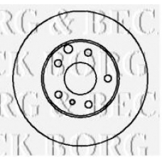 BBD4966 BORG & BECK Тормозной диск