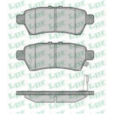 05P1377 LPR Комплект тормозных колодок, дисковый тормоз