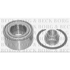 BWK389 BORG & BECK Комплект подшипника ступицы колеса