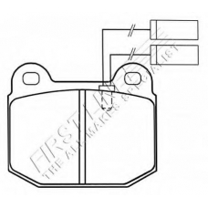 FBP1428 FIRST LINE Комплект тормозных колодок, дисковый тормоз