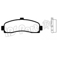 IBD-1012 IPS Parts Комплект тормозных колодок, дисковый тормоз