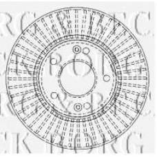 BBD4495 BORG & BECK Тормозной диск