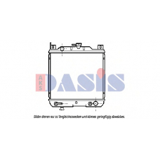 320130N AKS DASIS Радиатор, охлаждение двигателя