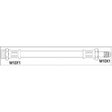 G1901.72 WOKING Тормозной шланг