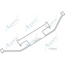 KIT512 APEC Комплектующие, тормозные колодки