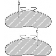 FVR792 FERODO Комплект тормозных колодок, дисковый тормоз