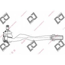 DE1123 DJ PARTS Наконечник поперечной рулевой тяги