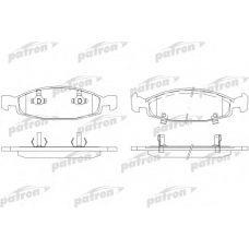 PBP1523 PATRON Комплект тормозных колодок, дисковый тормоз
