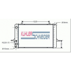 1803501 KUHLER SCHNEIDER Радиатор, охлаждение двигател