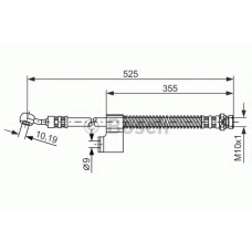 1 987 476 189 BOSCH Тормозной шланг