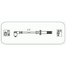 FAS32 JANMOR Комплект проводов зажигания