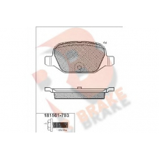 RB1501-703 R BRAKE Комплект тормозных колодок, дисковый тормоз