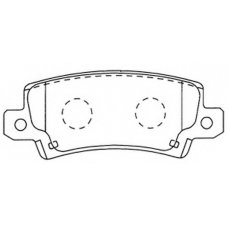 FP1216 FIT Комплект тормозных колодок, дисковый тормоз