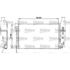 730512 VALEO Радиатор, охлаждение двигателя