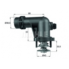 TM 15 105 MAHLE Термостат, охлаждающая жидкость