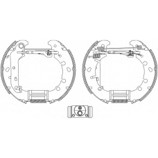 8DB 355 004-841 HELLA Комплект тормозных колодок