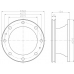 MDC1245 MINTEX Тормозной диск