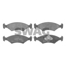 50 91 6023 SWAG Комплект тормозных колодок, дисковый тормоз