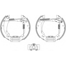 8DB 355 003-681 HELLA PAGID Комплект тормозных колодок