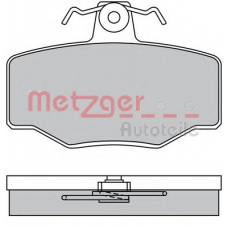 1170076 METZGER Комплект тормозных колодок, дисковый тормоз