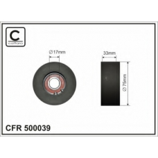 500039 CAFFARO Паразитный / ведущий ролик, поликлиновой ремень