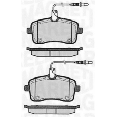 363916060376 MAGNETI MARELLI Комплект тормозных колодок, дисковый тормоз