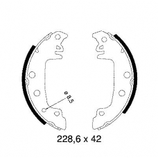 H8660 PAGID Комплект тормозных колодок