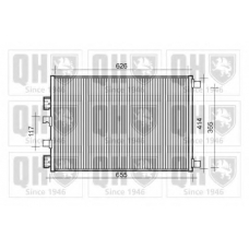 QCN616 QUINTON HAZELL Конденсатор, кондиционер