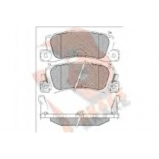 RB0612-071 R BRAKE Комплект тормозных колодок, дисковый тормоз