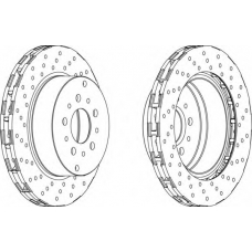 DDF1075-1 FERODO Тормозной диск