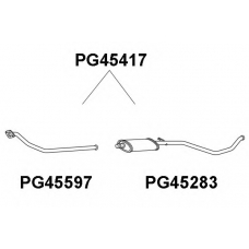 PG45417 VENEPORTE Предглушитель выхлопных газов