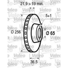 186603 VALEO Тормозной диск