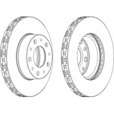 DDF1566-1 FERODO Тормозной диск