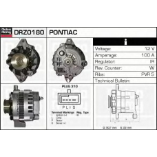 DRZ0180 DELCO REMY Генератор