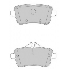 FD7601A NECTO Комплект тормозных колодок, дисковый тормоз