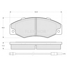 FB211067 FLENNOR Комплект тормозных колодок, дисковый тормоз