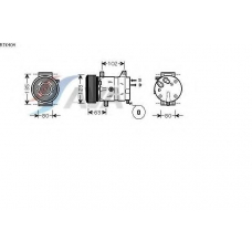 RTK404 AVA Компрессор, кондиционер