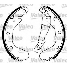 554571 VALEO Комплект тормозных колодок