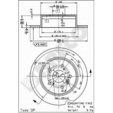 BS 7612 BRECO Тормозной диск