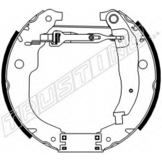 6316 TRUSTING Комплект тормозных колодок